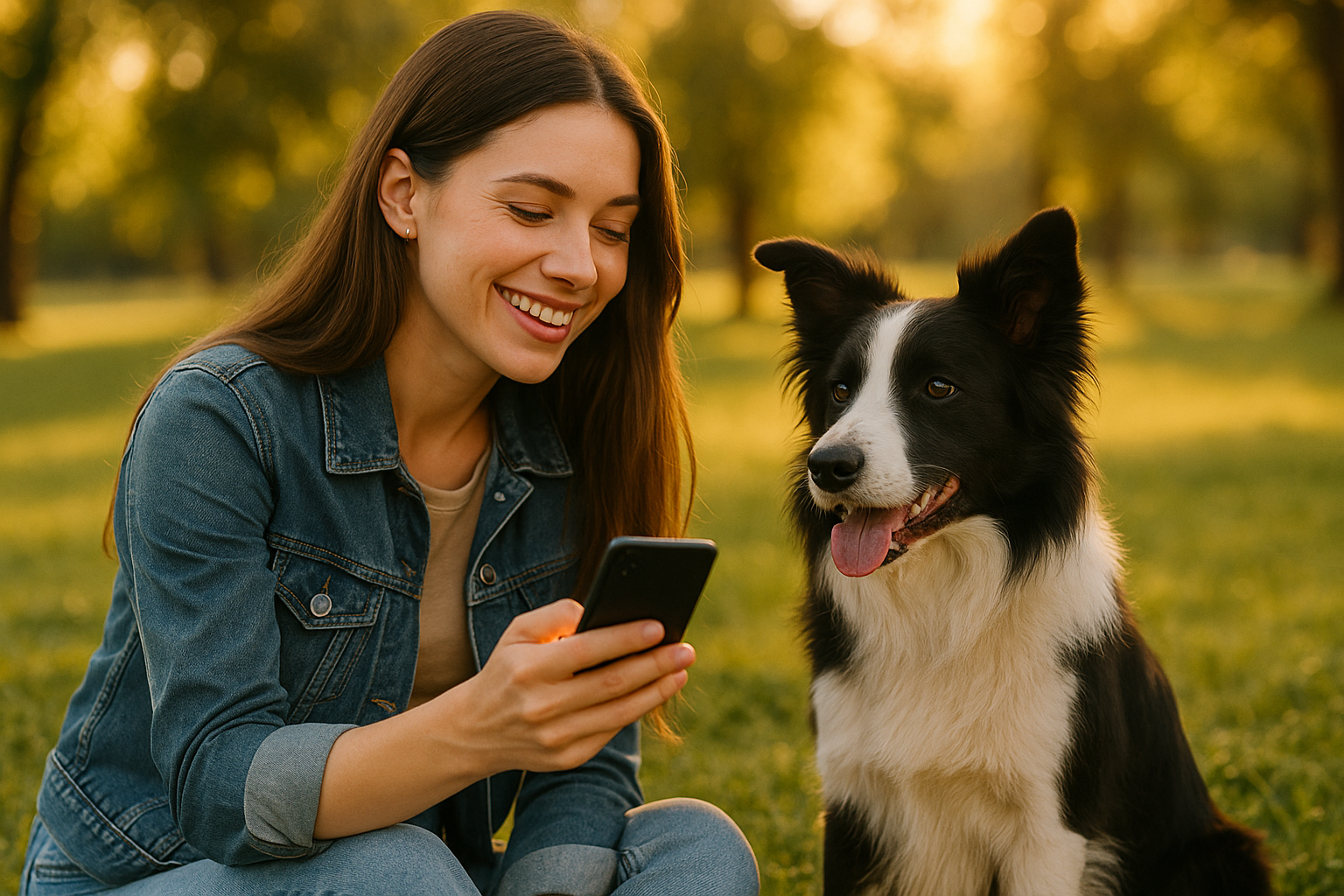 Pet parent using Trovvy